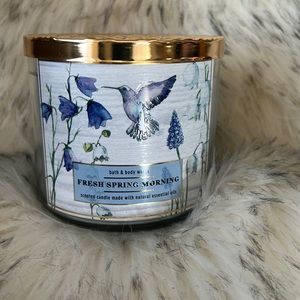 Bath and Body Works Fresh Spring Morning 3 wick candle